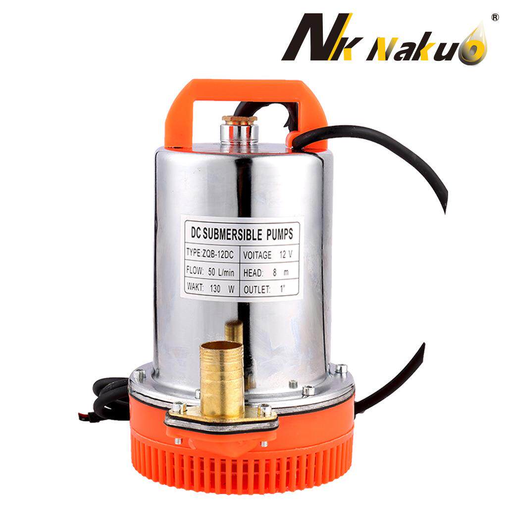 12V24V48V直流潜水泵船用摩托电瓶农用小型太阳能加压抽水泵