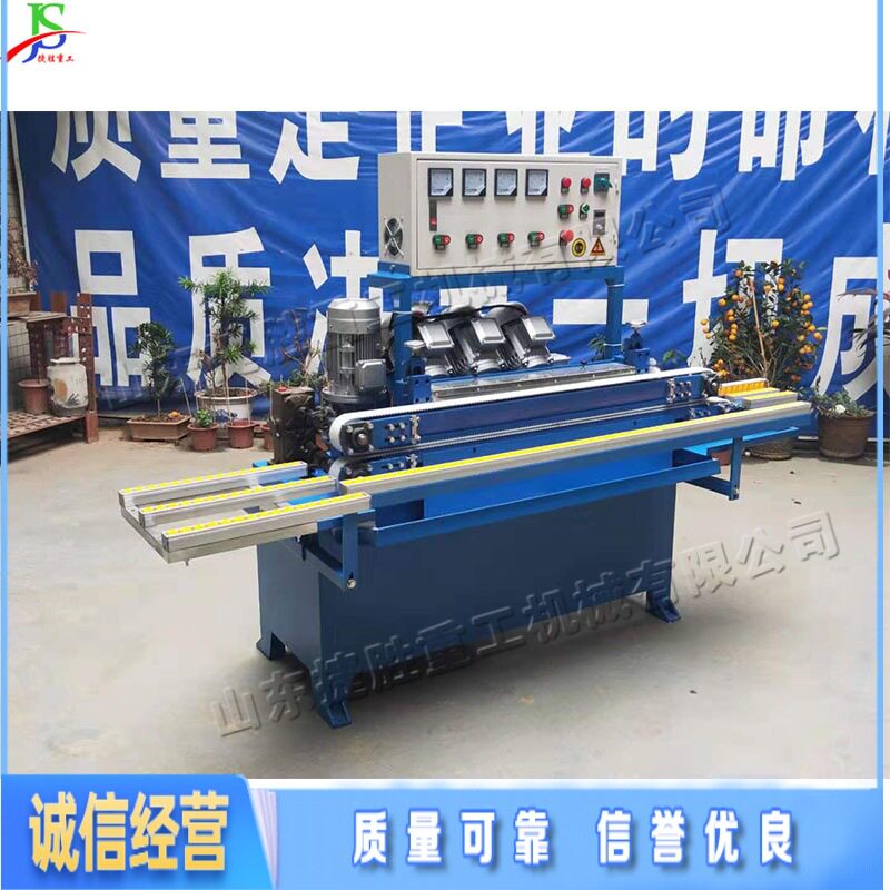 异形玻璃底边磨边机家具玻璃边机橱柜门玻璃倒角机