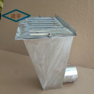 建军生产各种规格不锈钢铝合金侧排雨水斗女儿墙水斗