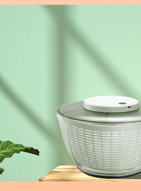 ¢厨房电动洗菜脱水器水果蔬菜清洗机双层洗菜沥水盆沙拉甩水器批