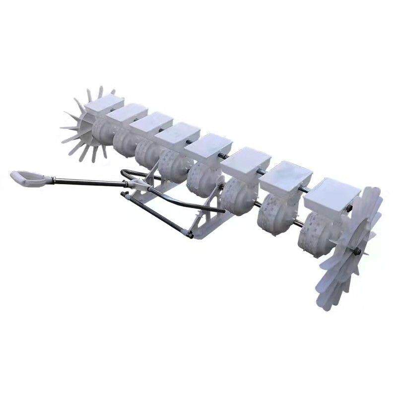 久农王水稻直播机小型家用免育秧田播种神器手动工具穴播条播可调