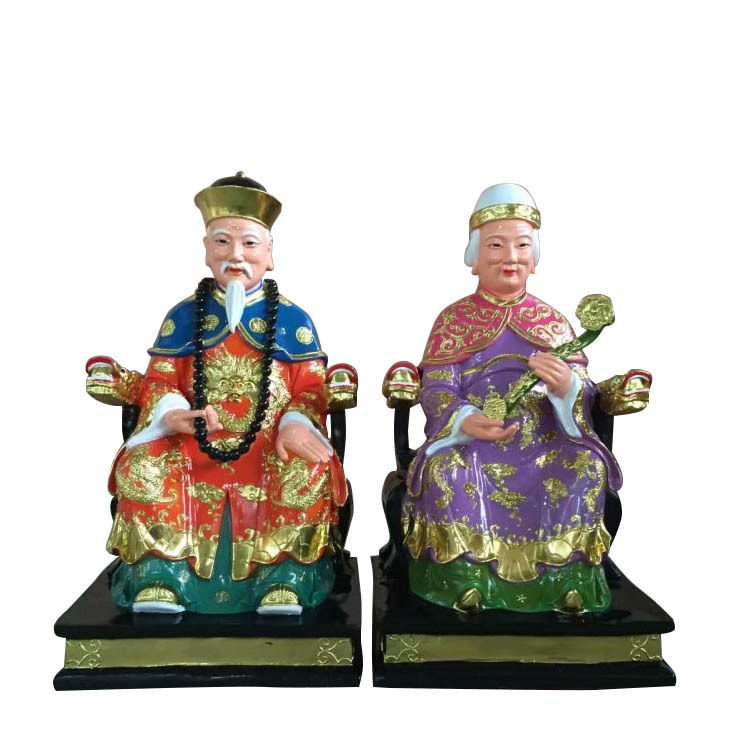 胡三太爷胡三太奶树脂玻璃钢塑像黑老太神像黑妈妈塑像
