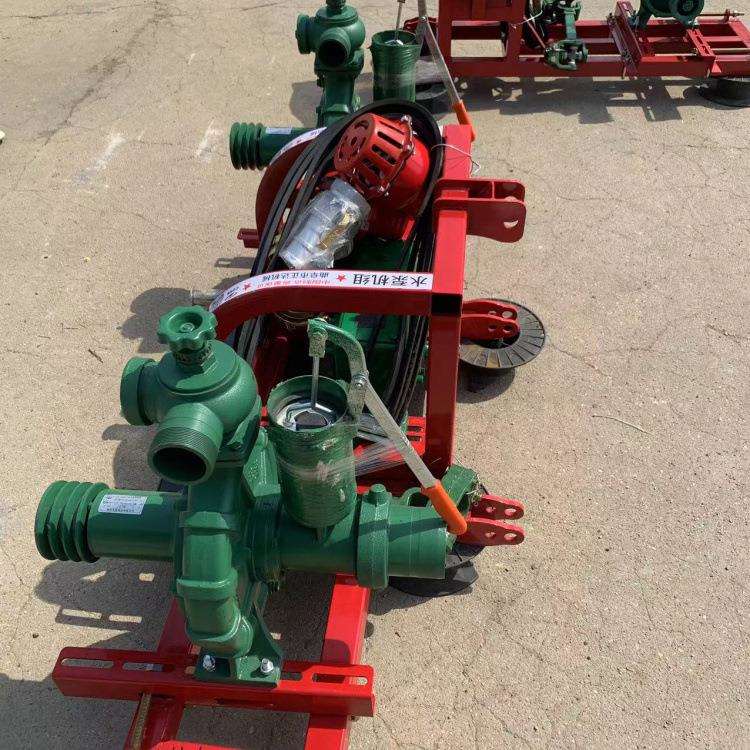柴油动力4寸高压蜗壳式高压泵电启动柴油离心泵4寸高扬喷灌泵