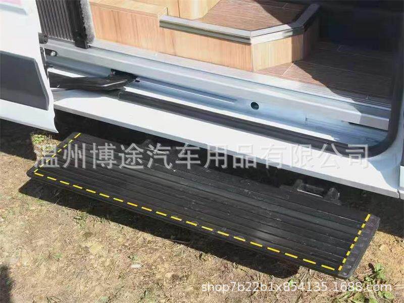 适用于全顺大通V90V80依维柯侧门电动踏板中门上车踏步折叠收缩式