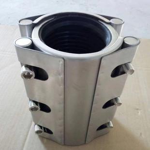 304不锈钢管道修补器连接器市政抢修用带压堵漏折叠式双卡哈夫节