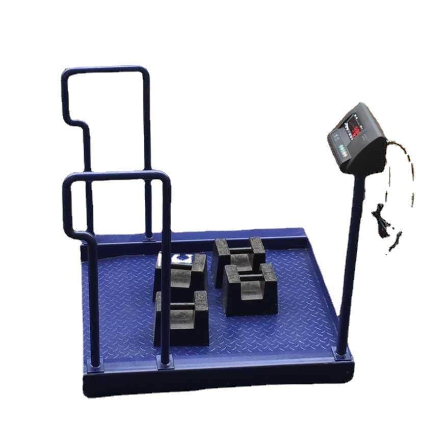 300kg带RS232通讯接口电子轮椅称行动不便病人坐轮椅称体重