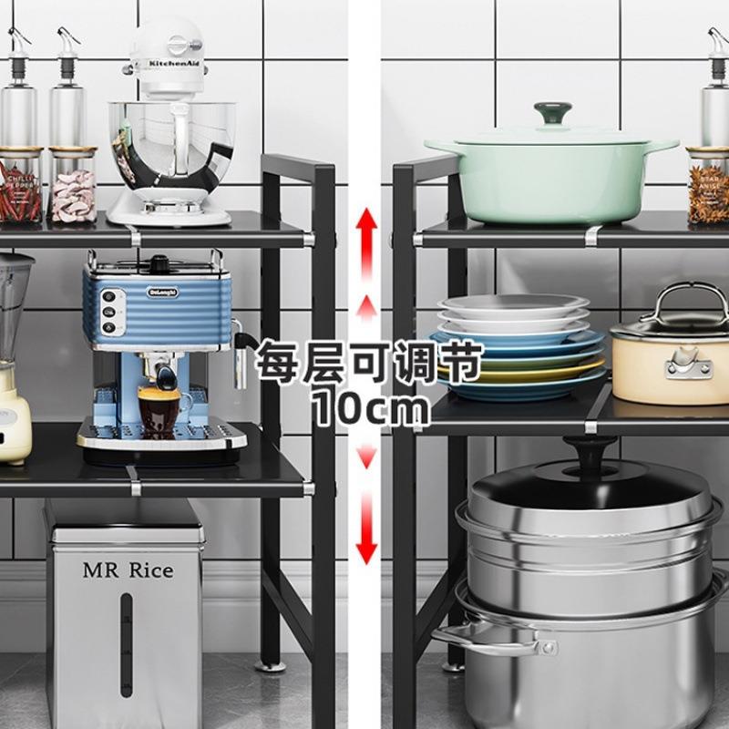 不锈钢厨房置物架新款可伸缩水池下水槽橱柜碗碟锅具储物架