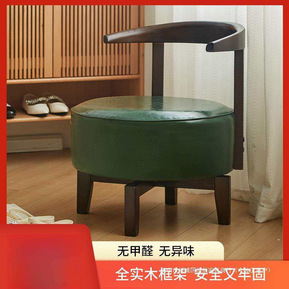 旋转大沙发靠背椅休闲椅网红客厅沙发椅卧室单人实木圆椅可简约