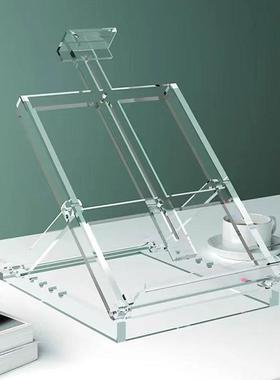 高档桌面画架亚克力透明水彩素描画架可折叠升降儿童美术生画架