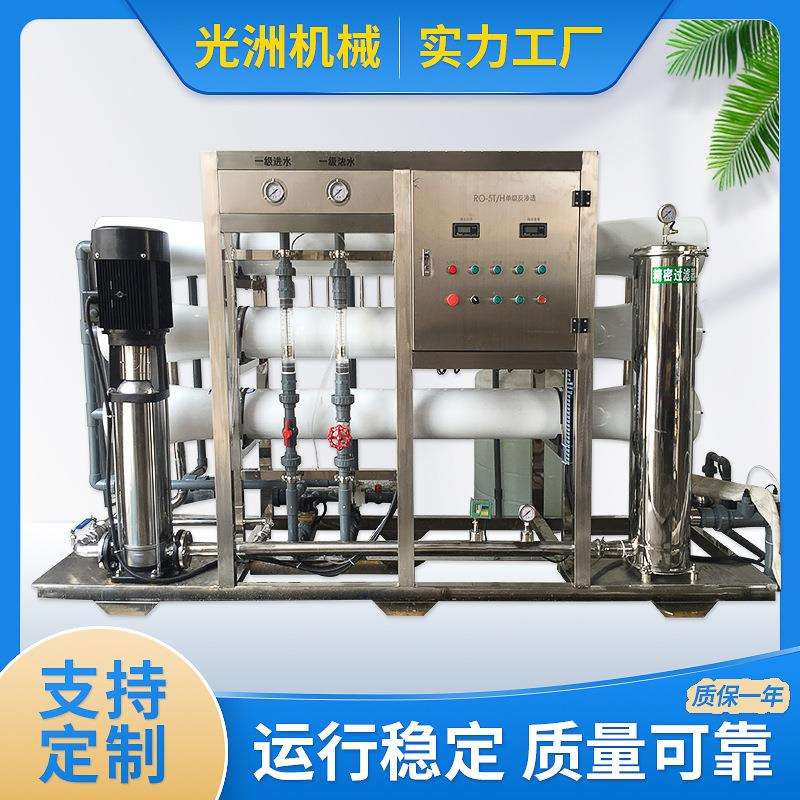 反渗透设备纯净水设备工业纯水设备2000L双极反渗透水处理设备