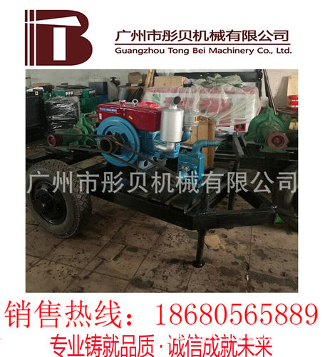 吸砂泵机组移动式柴油机抽沙泵组4寸泥沙泵抽砂泵沙石泵
