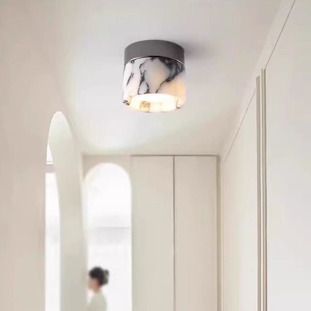 意式简约过道简约个性高级感灯具设计师创意玄关衣帽间入户吸顶灯