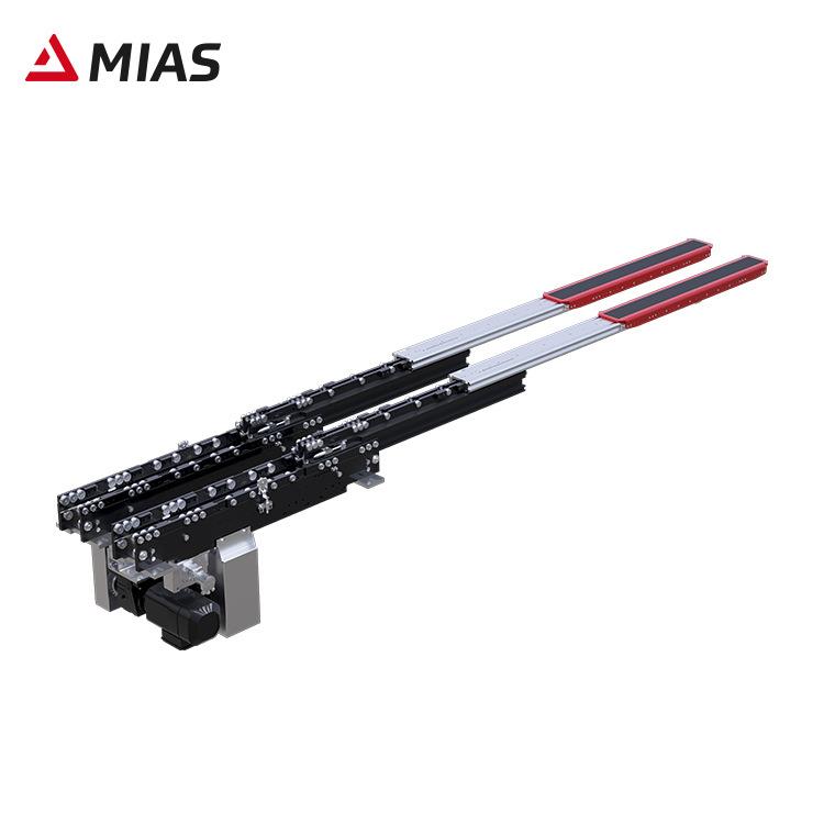 托盘伸缩货叉双电机双深位货叉立体库米亚斯MIAS