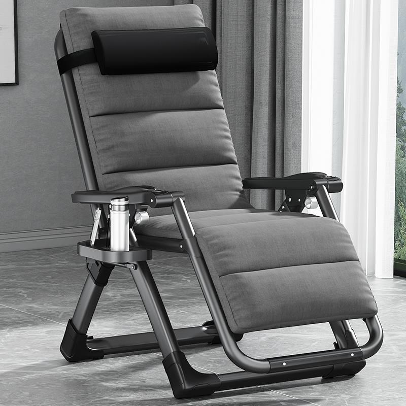 my冬季午休折叠躺椅阳台家用休闲老人孕妇椅子加厚棉垫靠背趟椅