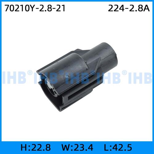 70210Y-2.8-21汽车防水连接器接插件端子对插车用公母线束