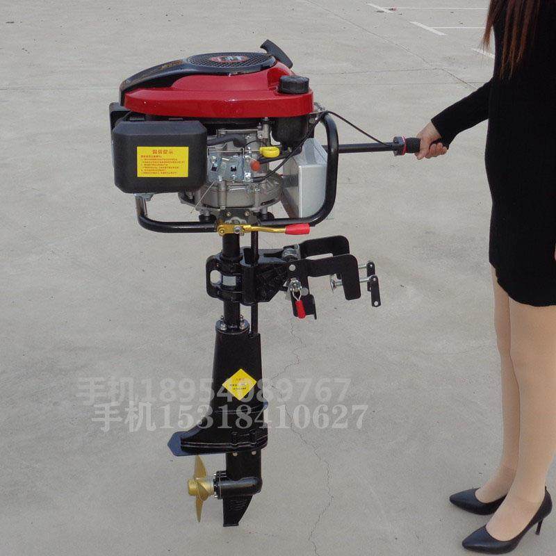 8hp9p带倒挡挂桨机推进器汽油/电动船挂机舷尾机配件