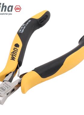 德国wiha威汉防静电斜切钳进口电子斜口钳115MM小斜切边26835