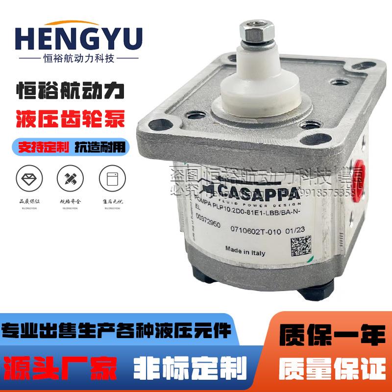 凯斯帕CASAPPA齿轮泵PLP10.5SD-29E7PLP10.2D0-81E1-LBBBA液压泵