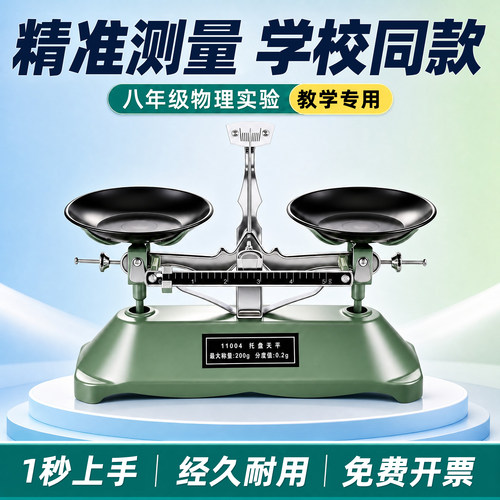 天平教具初中托盘天平秤