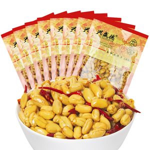 兴盛德麻辣花生米藤椒五香180g*12袋河南开封特产坚果下酒菜零食