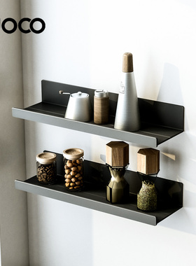 厨房调料架子挂墙多功能墙上收纳架省空间调味瓶家用置物架壁挂式