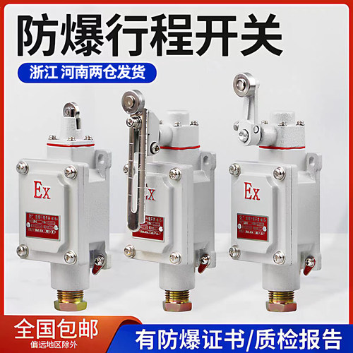 LX5防爆行程限位开关DLXK脚踏Z/L/B/D/H/N型隔爆滚轮单双臂BZX51 - 封面