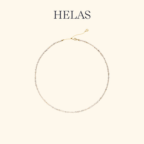 HELAS赫拉碎银子海水珍珠18K项链