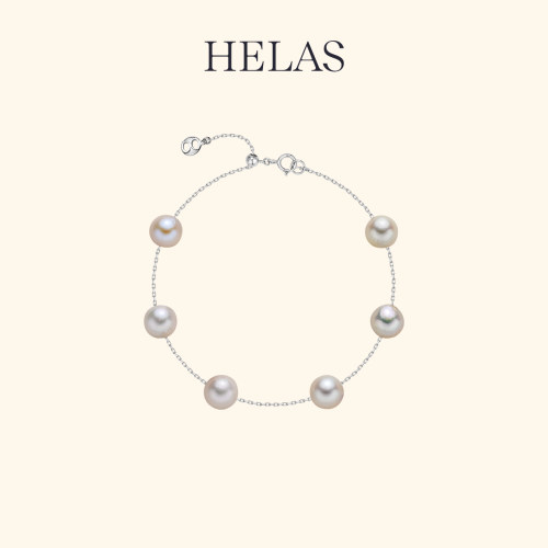 HELAS赫拉Akoy珍珠手链S925银