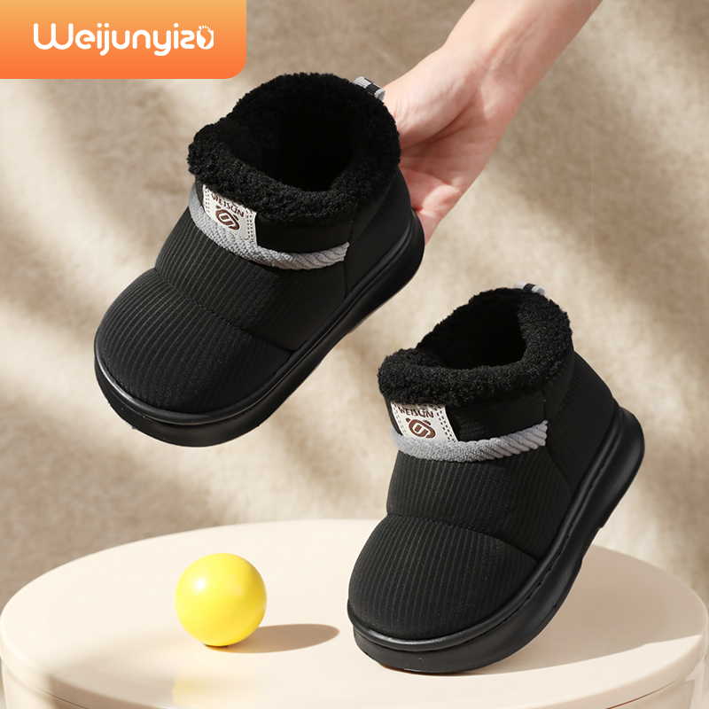 炜俊亿足儿童雪地靴冬季加绒