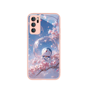 适用华为pura70手机壳Mate60Pro荣耀100x50哆啦A梦p60/Nova13/12卡通P40动漫P50治愈系10se11新款90p30玻璃80