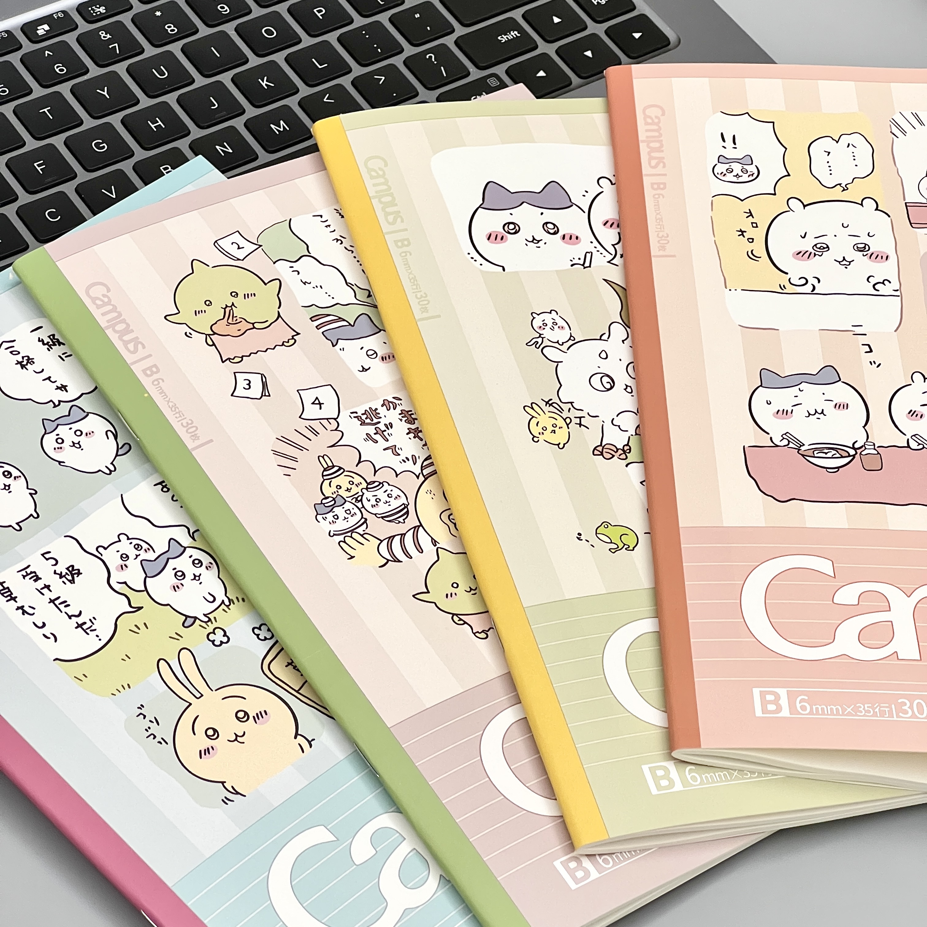 吉伊卡哇日系高颜值B5笔记本爱卡通耐用加厚软面抄记事本作业本