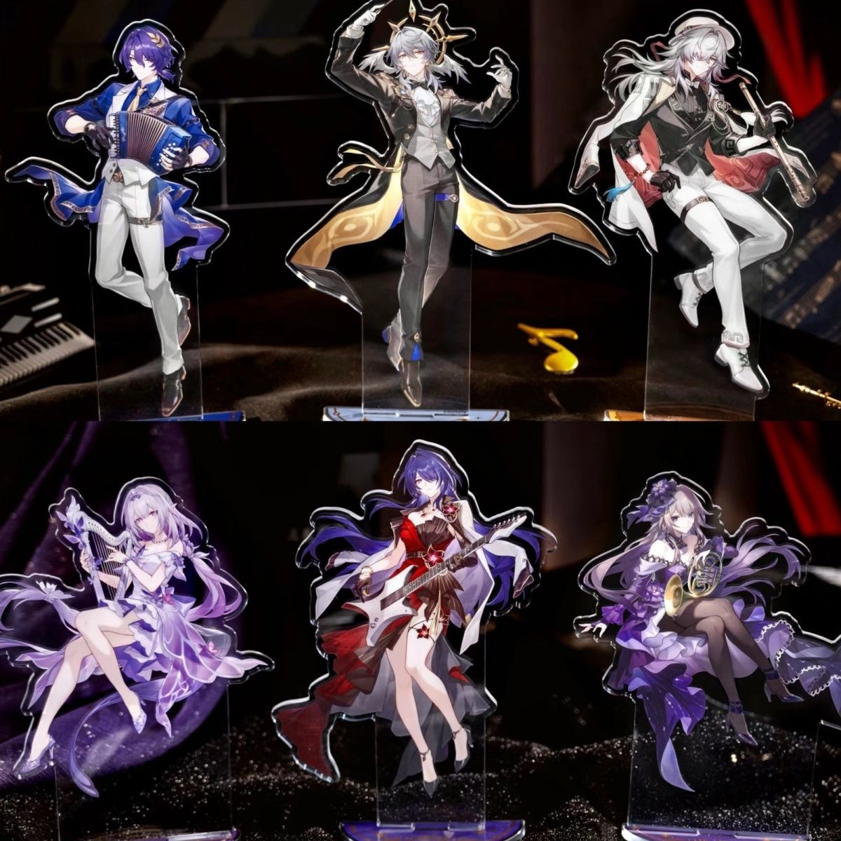 崩坏星穹周边音乐系列亚克力立牌