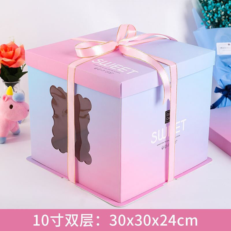 birthday cake box packing box six 6 8 10 12 o14-inch inter