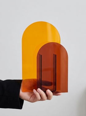 现代简约亚克力几何桌面摆件