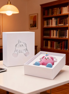 可爱卡通动物桌面收纳摆件