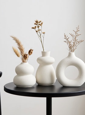 现代简约轻奢陶瓷花瓶客厅摆件