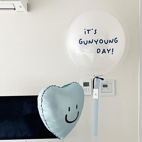 派对玩家生日气球笑脸爱心波波球