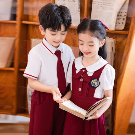 六一儿童合唱服小学生诗朗诵演出服女童服装幼儿园夏季毕业照班服