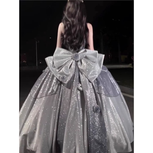 欲揽星河洛丽塔晚礼服女超仙生日派对甜美成人礼公主裙主持高级感