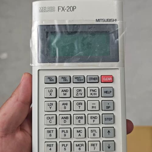 三菱FX-20P编程器，型号FX-20P-E-SET0，