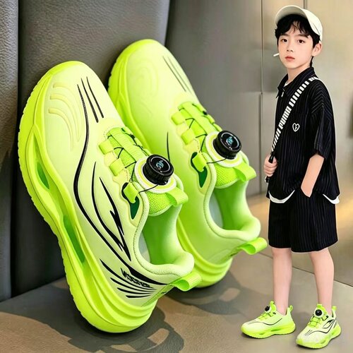 乔舟童鞋2026夏季新款跑步鞋子儿童篮球鞋网面男孩运动鞋中大童女