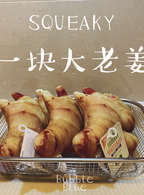 SQUEAKY 狗狗玩具 仿真蔬菜 生姜 土豆 马铃薯 香菇解闷互动 柯基