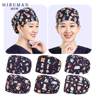 Miruman in hình nón nữ mũ phẫu thuật phòng phẫu thuật bác sĩ y tá mũ miệng bông thẩm mỹ viện làm mũ nam nón trùm đầu y tế
