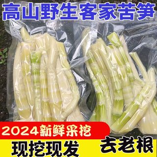 苦笋新鲜野生春笋清水笋甘笋竹笋江西客家特产非雷笋野菜时令蔬菜