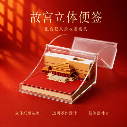 上新了故宫龙年立体便签