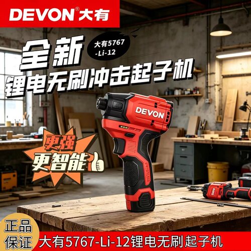 大有5767C起子机锂电无刷电钻