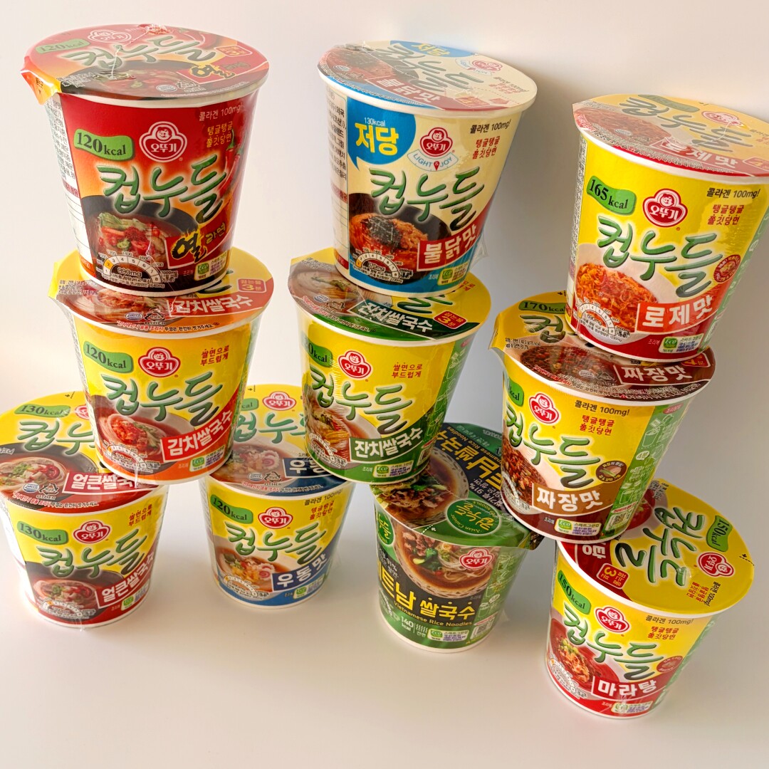 韩国进口不倒翁奥土基玫瑰意大利面麻辣烫炸酱味粉丝干拌米粉速食