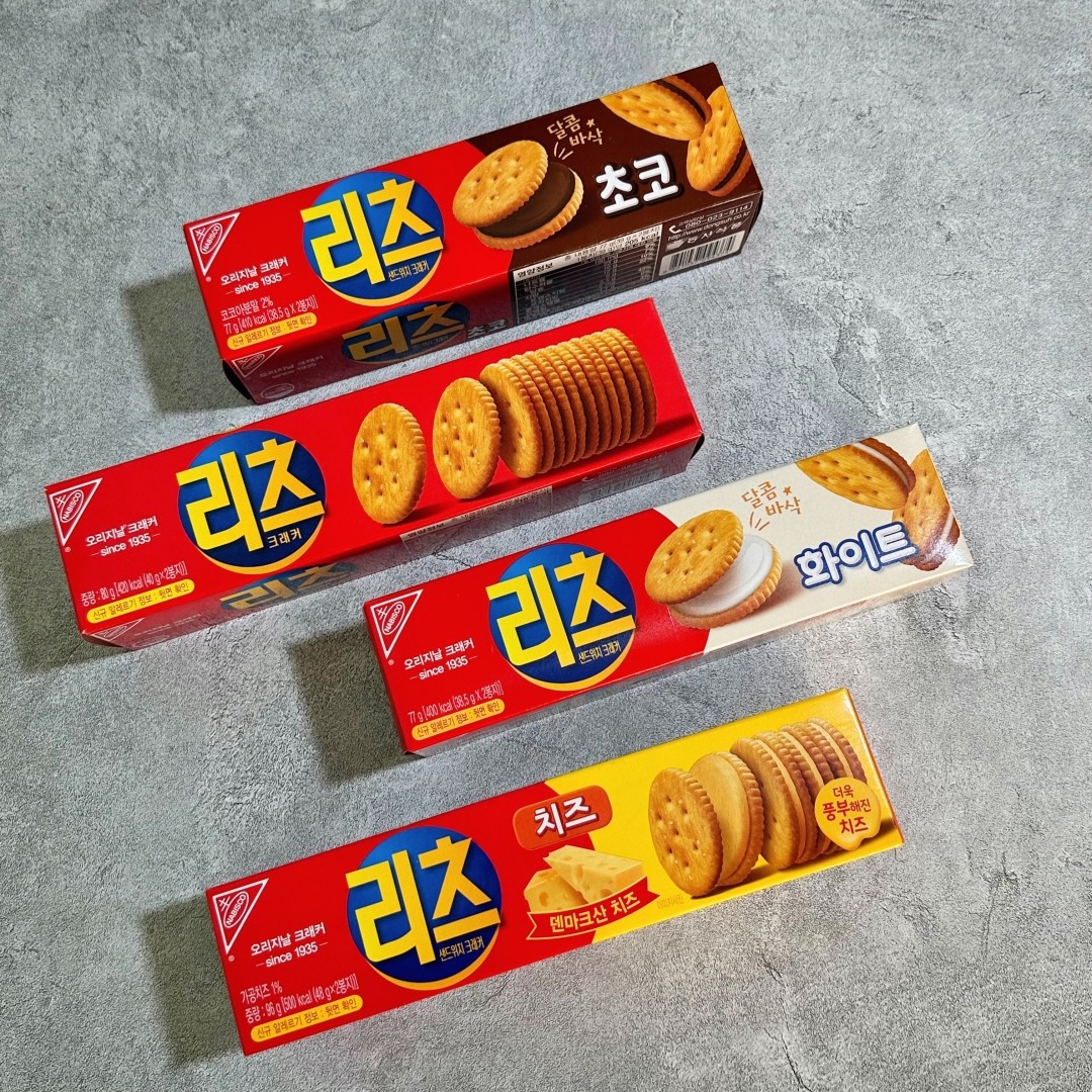 韩国进口东西利兹ritz苏打饼干代餐多口味