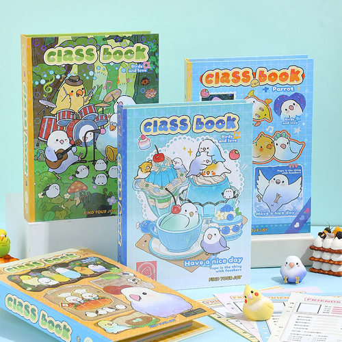 方岛啾啾物语小鸟活页夹同学录