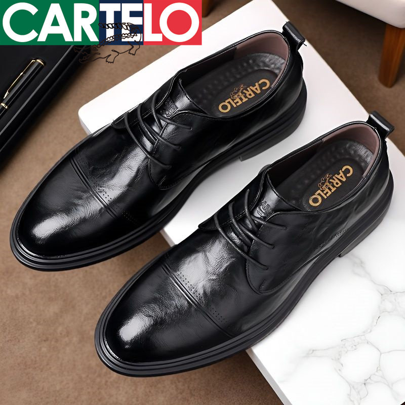 卡帝乐鳄鱼皮鞋男冬季加绒保暖三接头商务正装男士工作新郎结婚鞋,流行男鞋,正装皮鞋,淘宝优惠券,粉丝福利购,淘宝优惠卷